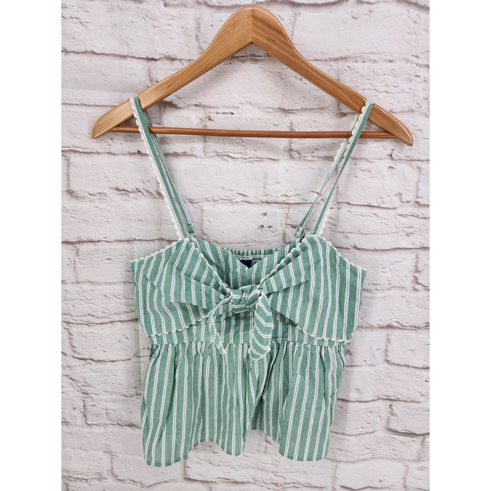 Old Navy Babydoll Cami Top Coquette Cottage Euro Summer Chic Green Size Small